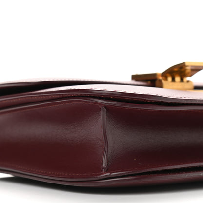 Celine Box Calfskin Medium Classic Box Flap Bag Burgundy 7 of 11