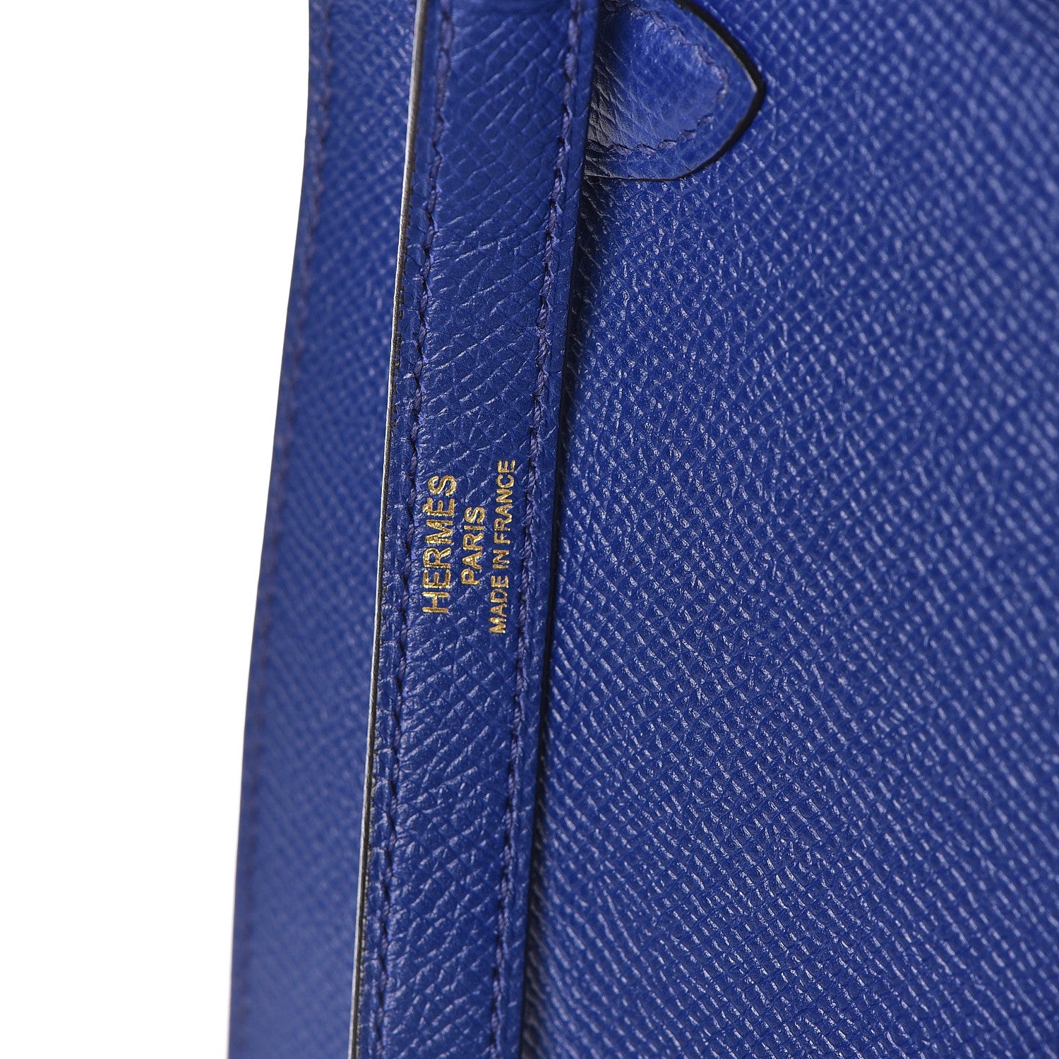 Hermes Epsom Kelly Sellier 28 Bleu Electrique 17 of 37