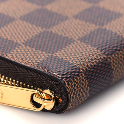 Louis Vuitton Damier Ebene Zippy Coin Purse Rose Ballerine 8 of 9