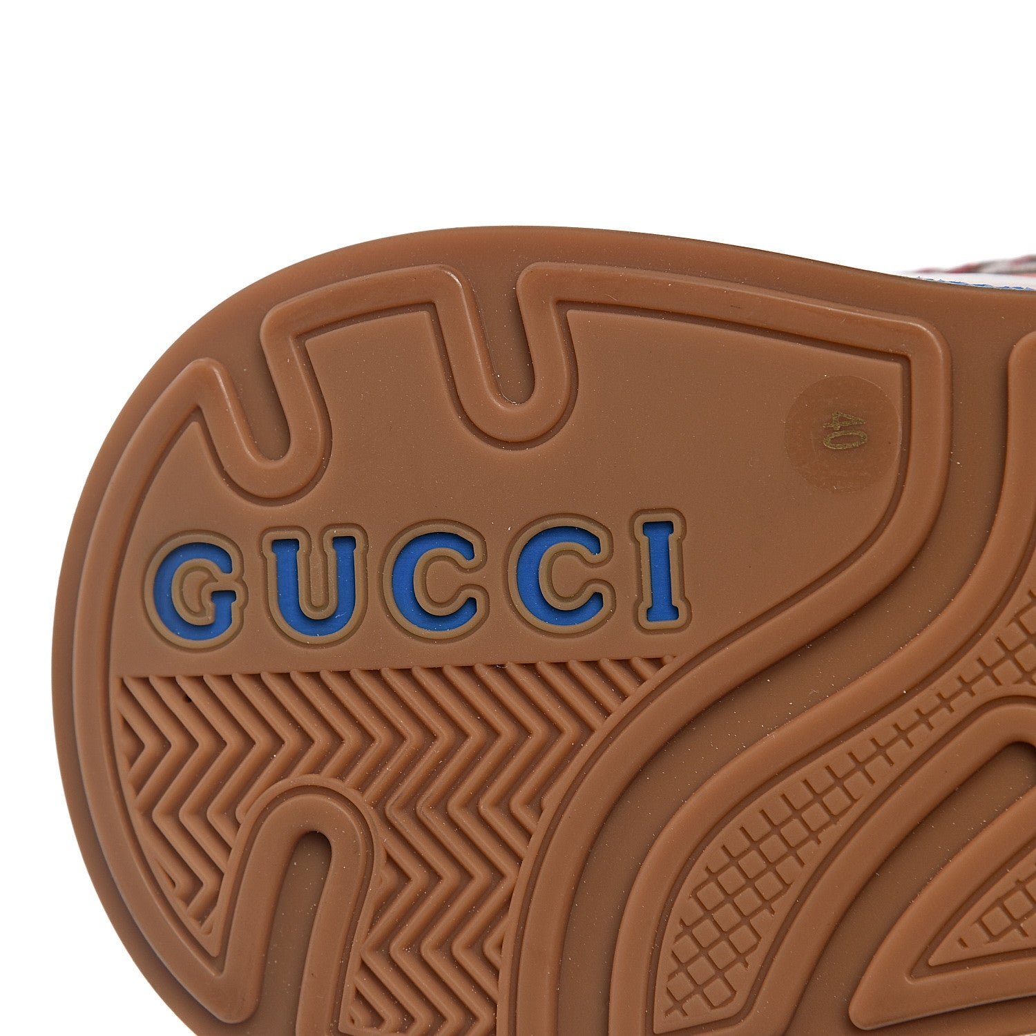 Gucci Suede Calfskin Tejus Printed Womens Ultrapace Sneakers 40 Natural Ardesia Neon Yellow 7 of 10