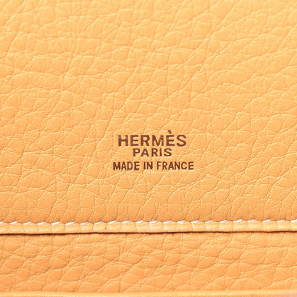 Hermes Taurillon Clemence Sherpa Backpack Sable 6 of 10