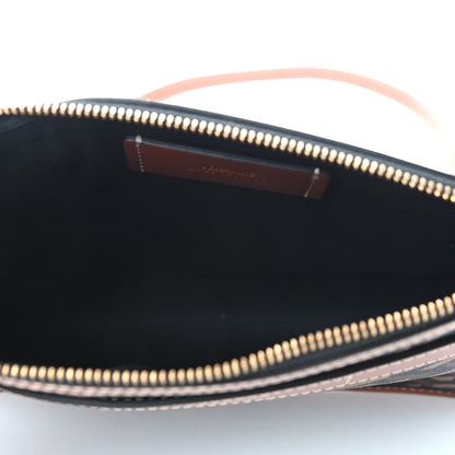 Versace Coated Canvas Medium La Greca Signature Pouch Black Caramel 5 of 8