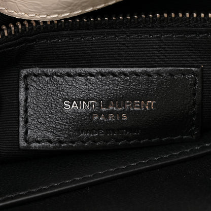 Saint Laurent Crinkled Calfskin Matelasse Monogram Medium Niki Shopper Tote Crema Soft 6 of 10