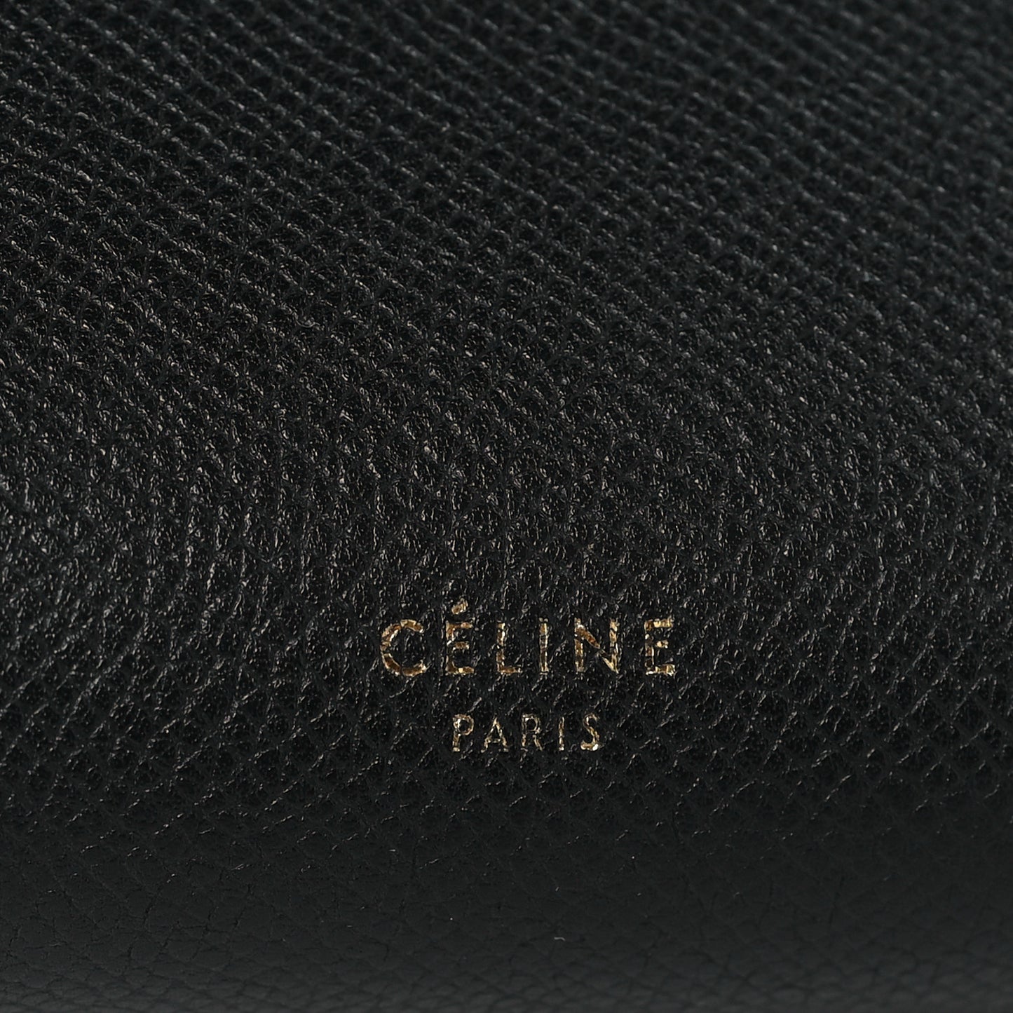 Baby Grained Calfskin Mini Belt Bag Black