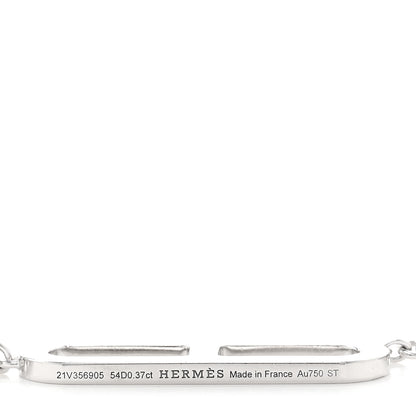 Hermes 18K White Gold Diamond PM Ever Chaine D'Ancre Necklace ST 4 of 5