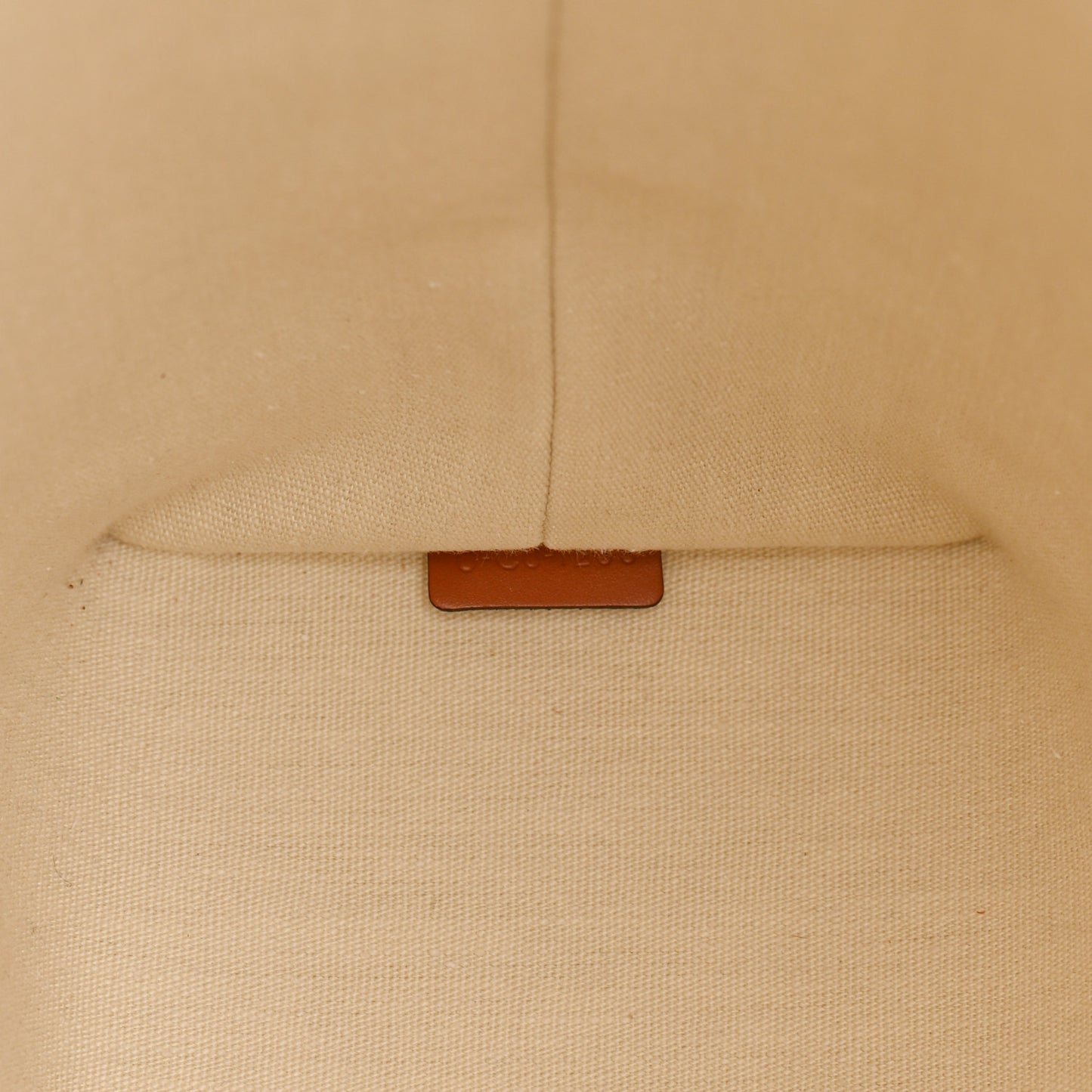 Triomphe Canvas Calfskin Museum Bag White