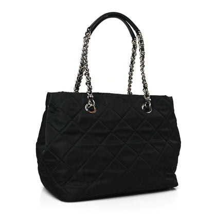 Prada Nylon Tessuto Impuntu Quilted Tote Black 3 of 8