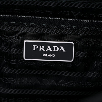 Prada Nylon Vela Saffiano Medium Backpack Black 6 of 8