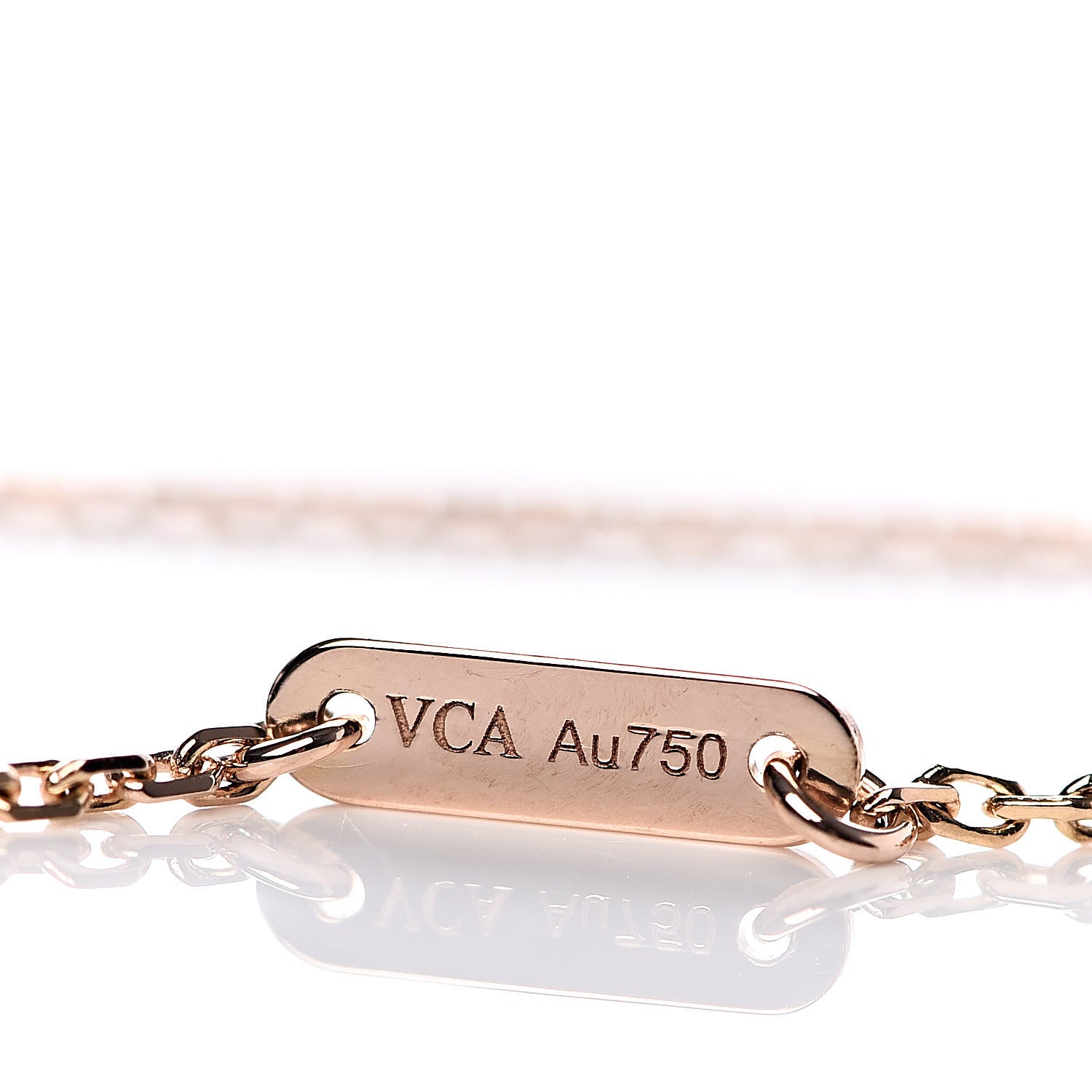 Van Cleef & Arpels 18K Rose Gold Sweet Alhambra Bracelet 6 of 7