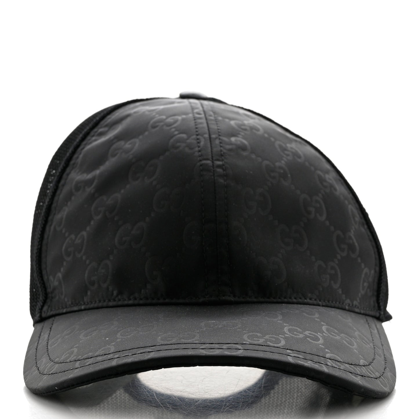 Nylon Monogram Baseball Hat M Black