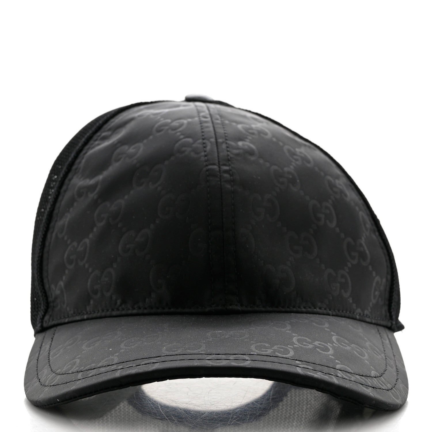 Gucci Nylon Monogram Baseball Hat M Black 3 of 9