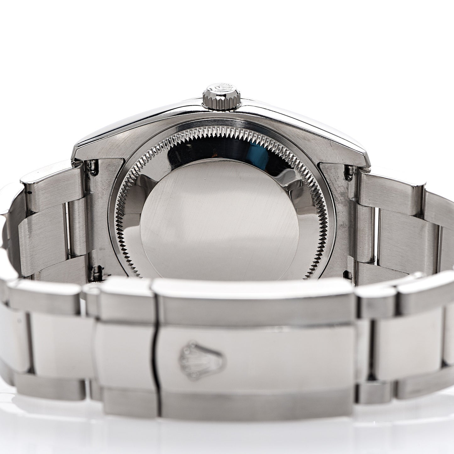Stainless Steel 34mm Oyster Perpetual Date Watch Pink 115200