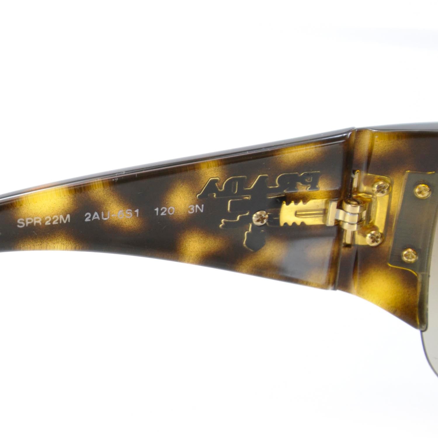 Prada Shell Tortoise Sunglasses SPR 22M 5 of 8