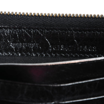 Balenciaga Chevre Money Wallet Black 7 of 8