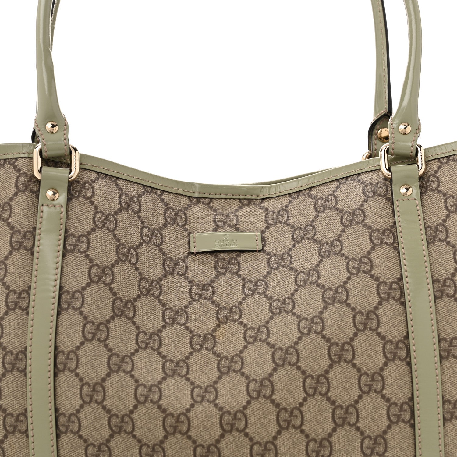 Gucci GG Plus Monogram Joy Tote Light Green 8 of 13