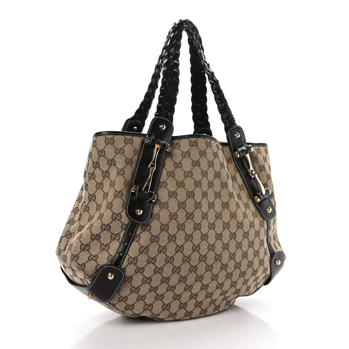 Monogram Medium Pelham Shoulder Bag Dark Brown