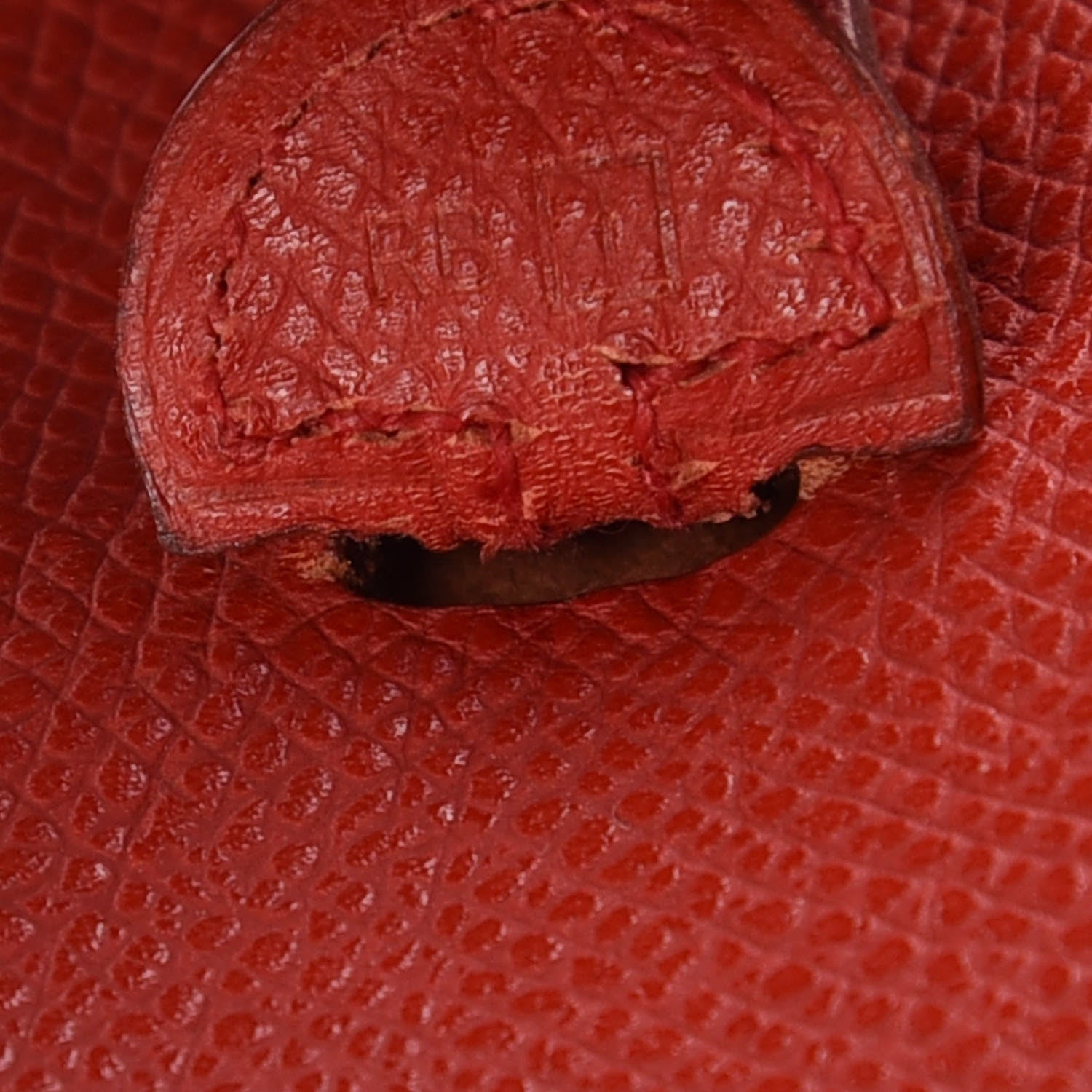 Hermes Epsom Evelyne Short Strap TPM Rouge 7 of 10