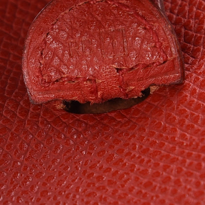 Hermes Epsom Evelyne Short Strap TPM Rouge 7 of 10