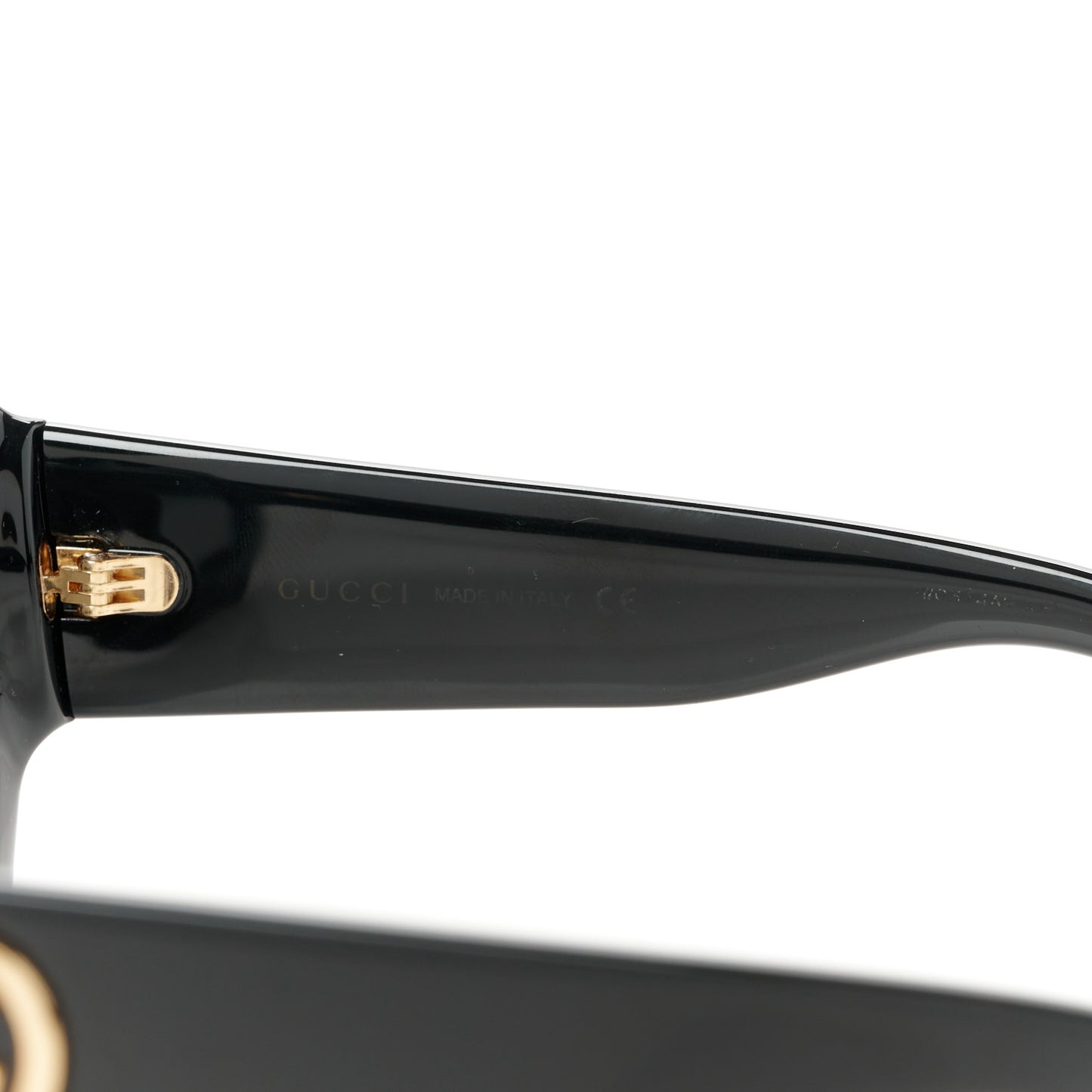 Acetate Square Frame Sunglasses GG0053S Black