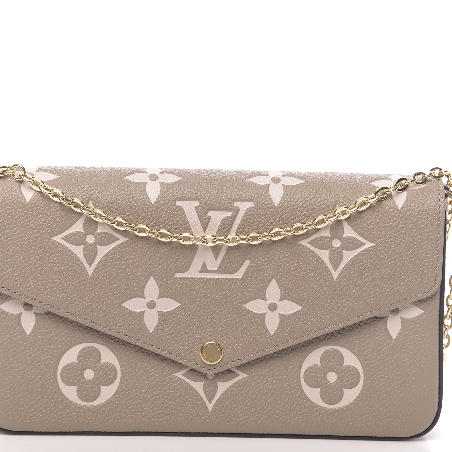 Empreinte Monogram Giant Felicie Pochette Tourterelle Creme