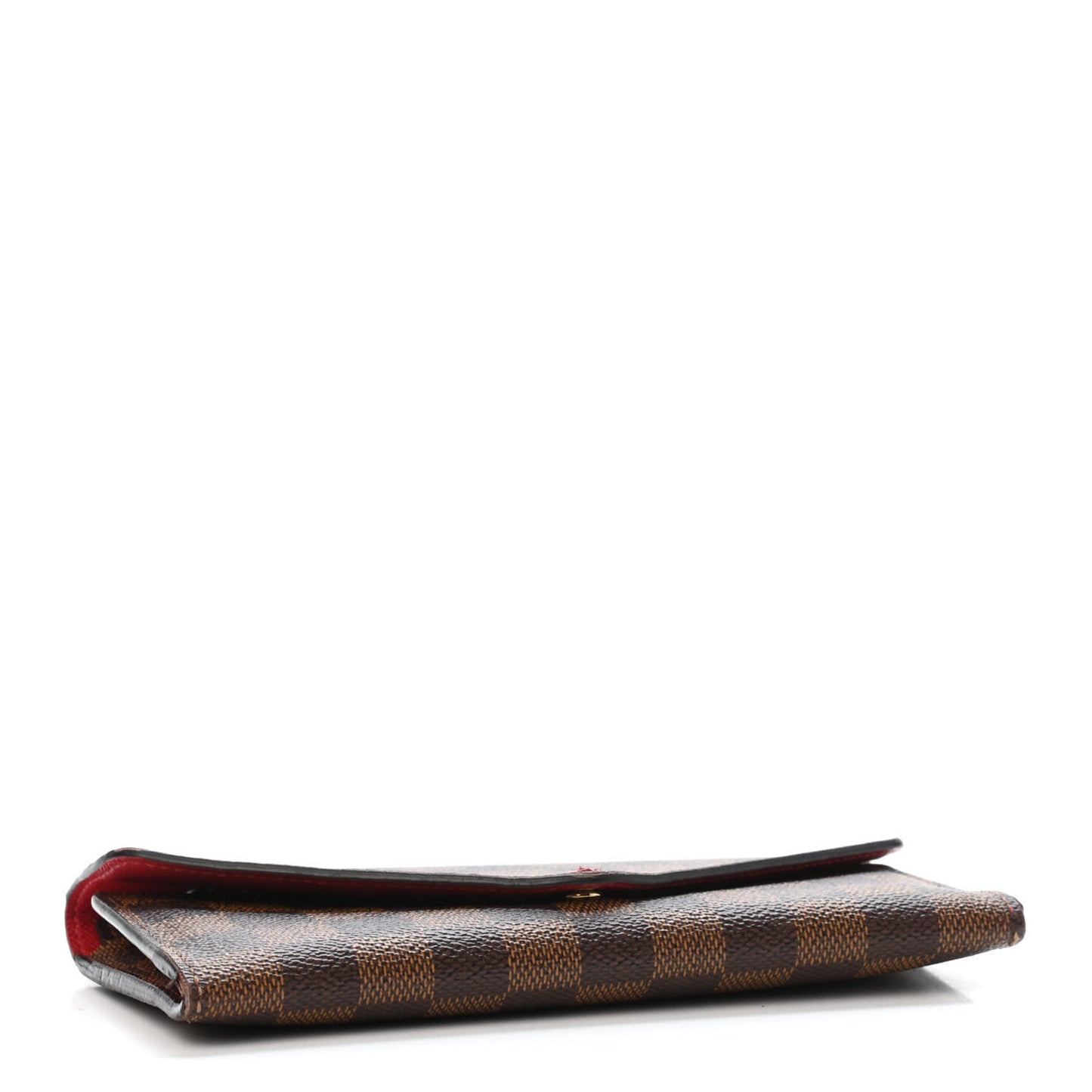 Damier Ebene Josephine Wallet Red
