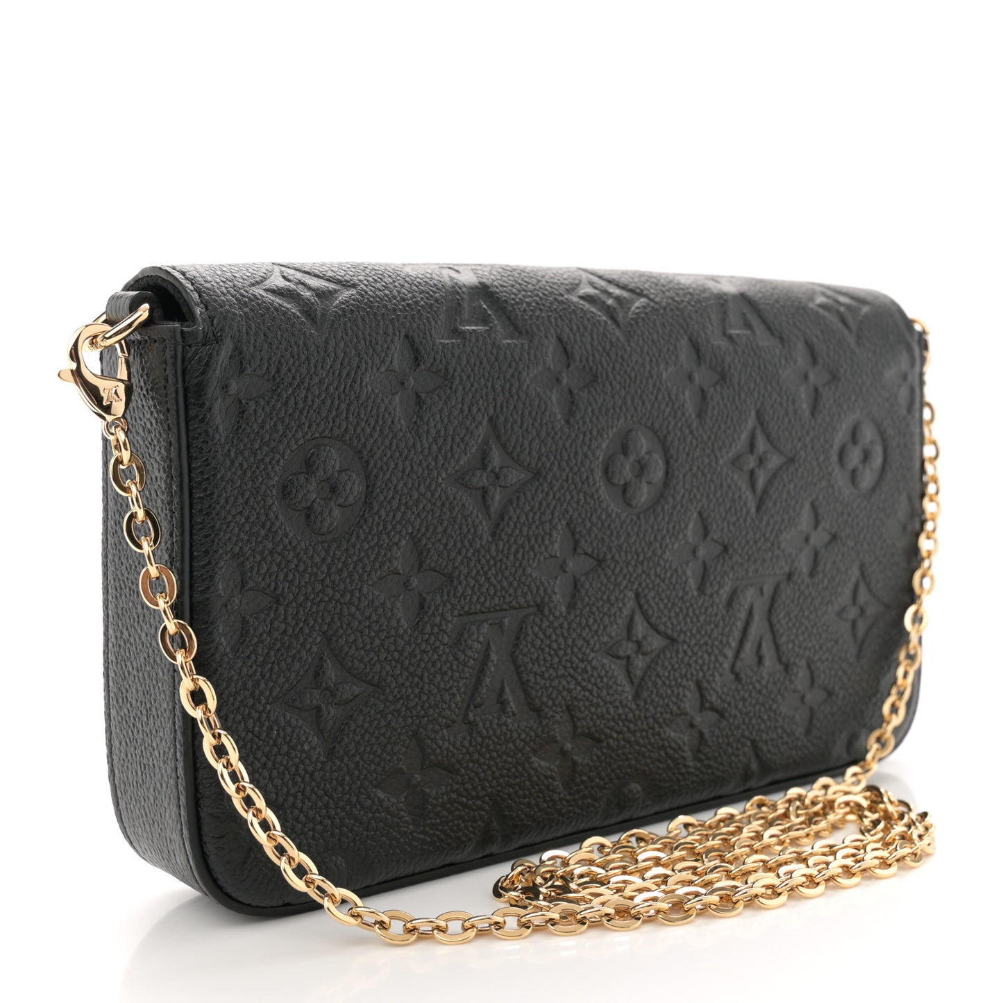 Empreinte Pochette Felicie Chain Wallet Black