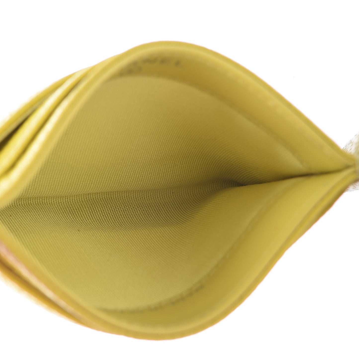 Caviar CC Timeless Card Holder Yellow