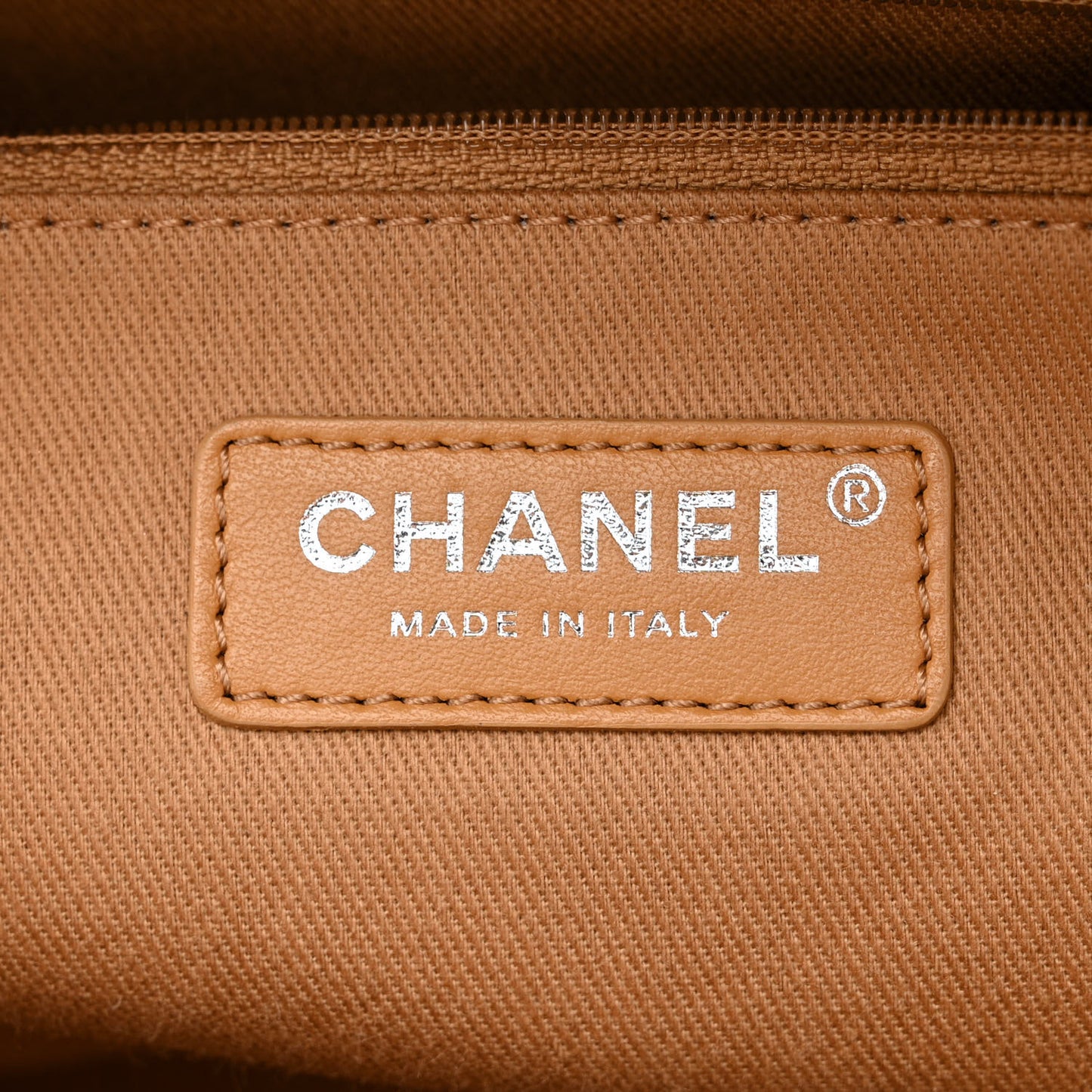 Canvas Deauville Bowling Bag Beige