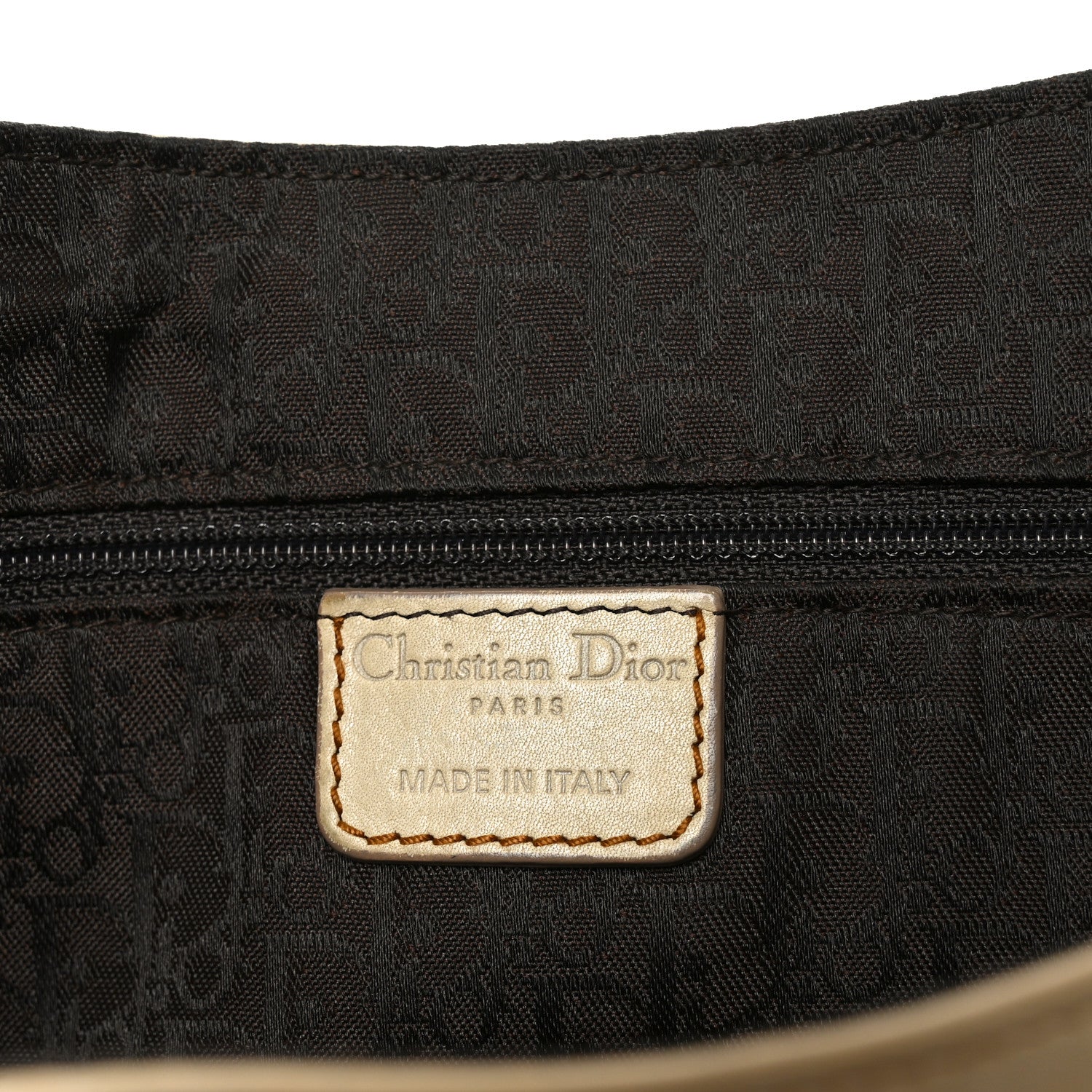 Christian Dior Calfskin Medium Gaucho Double Saddle Bag Ivory 6 of 10