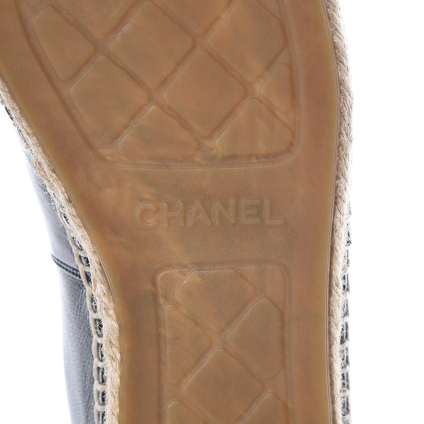 Lambskin CC Espadrilles 38 Black