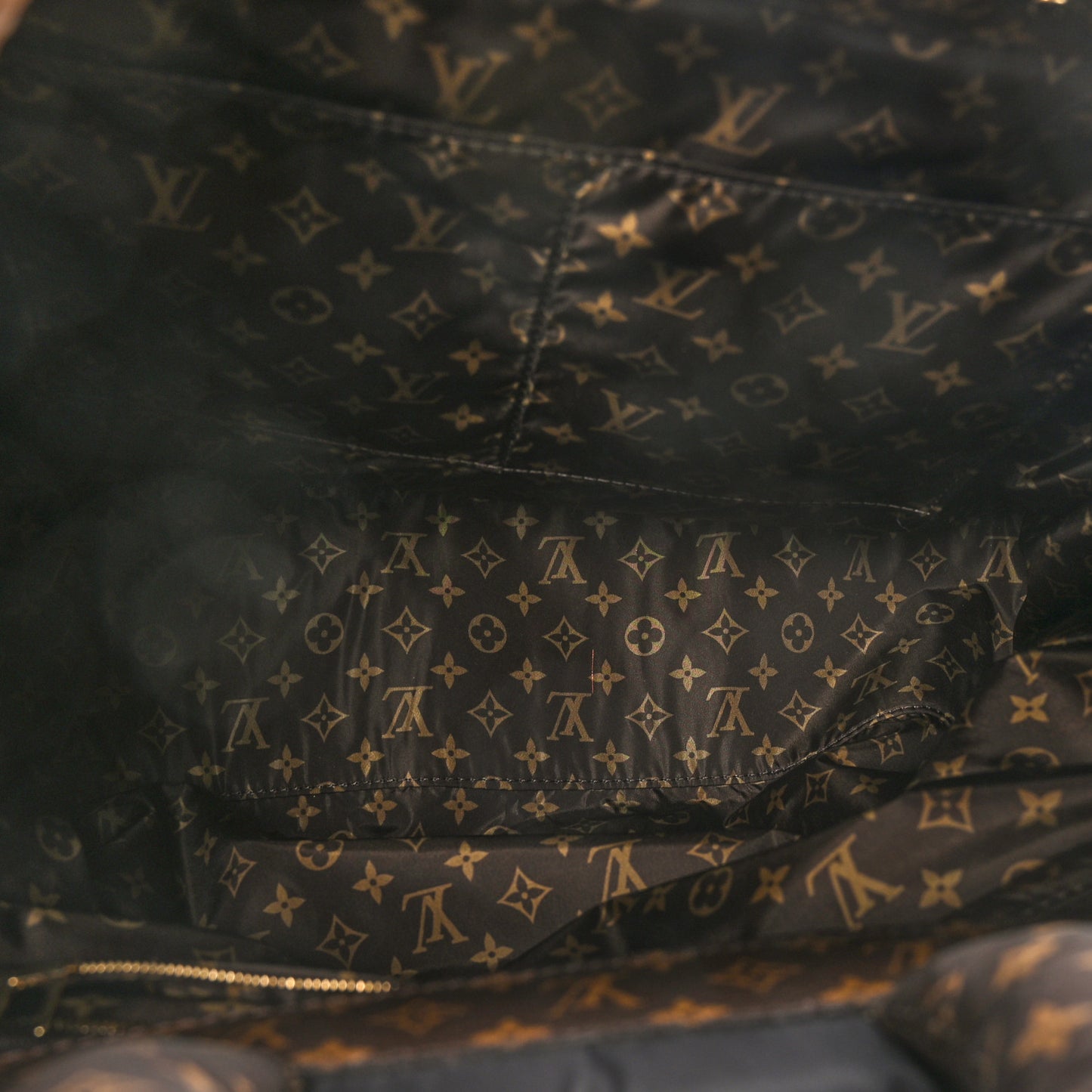 Econyl Monogram Pillow Giant Onthego GM Black