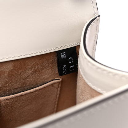 Gucci Calfskin Mini Sylvie Top Handle Bag White 7 of 10