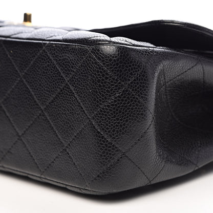 Chanel Caviar Quilted Jumbo Double Flap Black 9 of 14