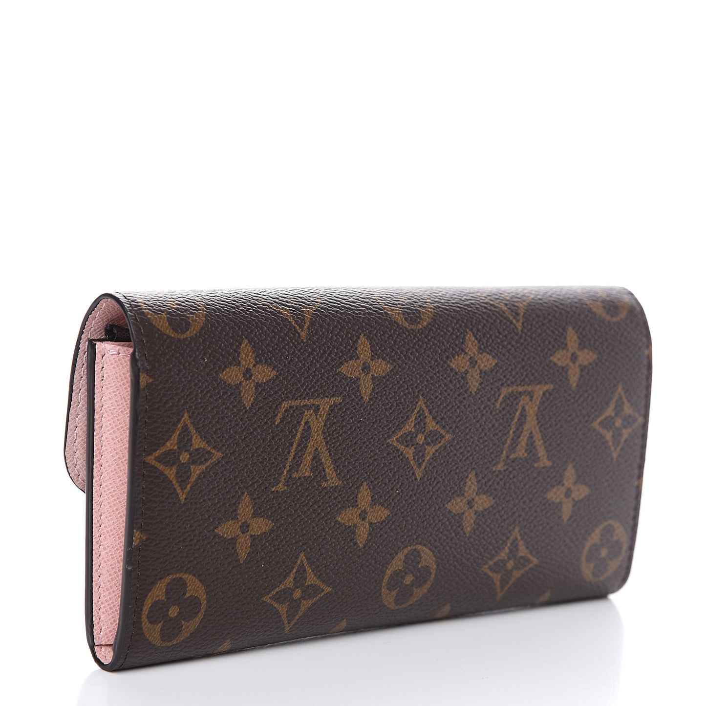 Monogram Emilie Wallet Rose Ballerine
