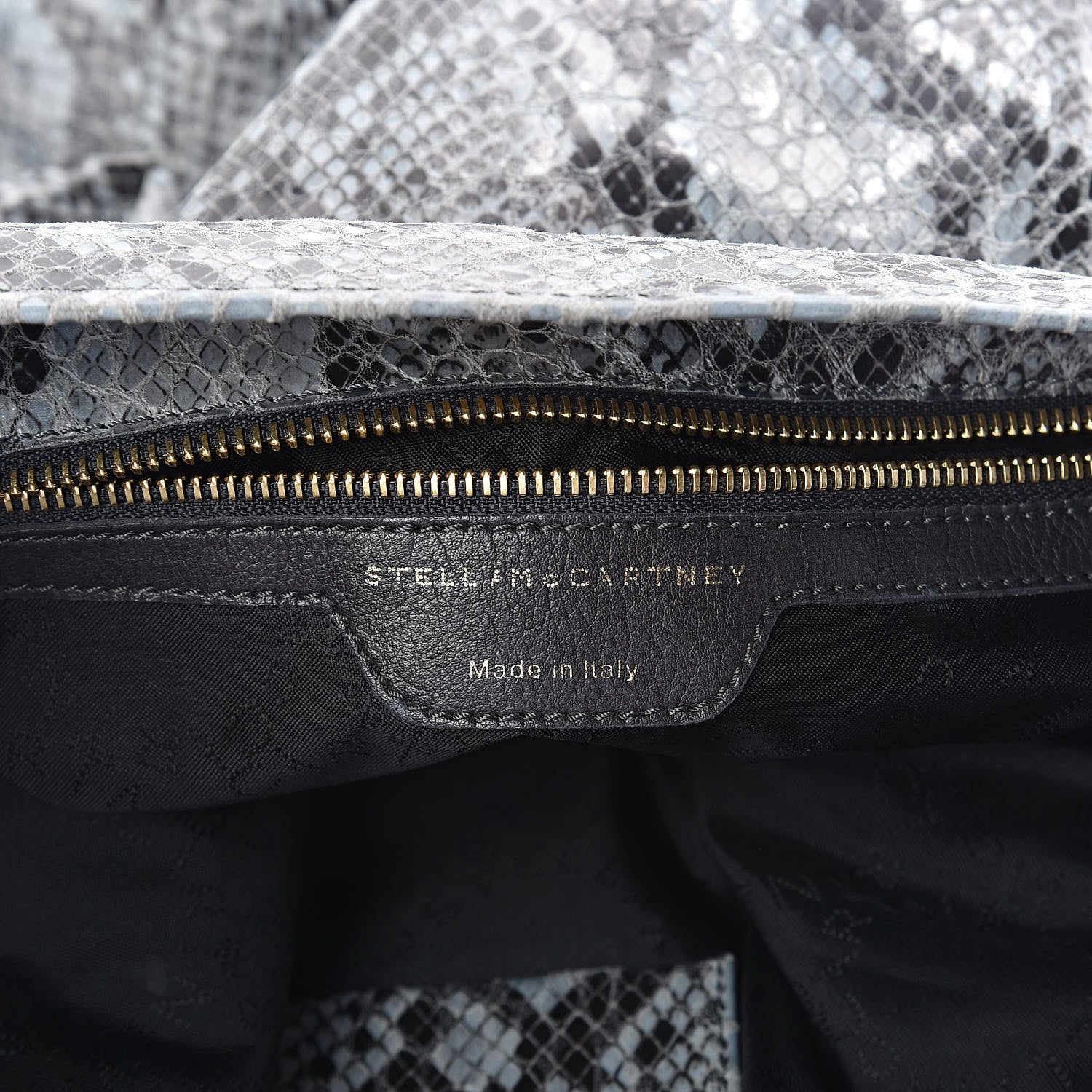Stella McCartney Faux Python Bailey Boo Hobo Blue 6 of 9