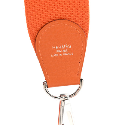 Hermes Taurillon Clemence Evelyne III GM Orange 7 of 11