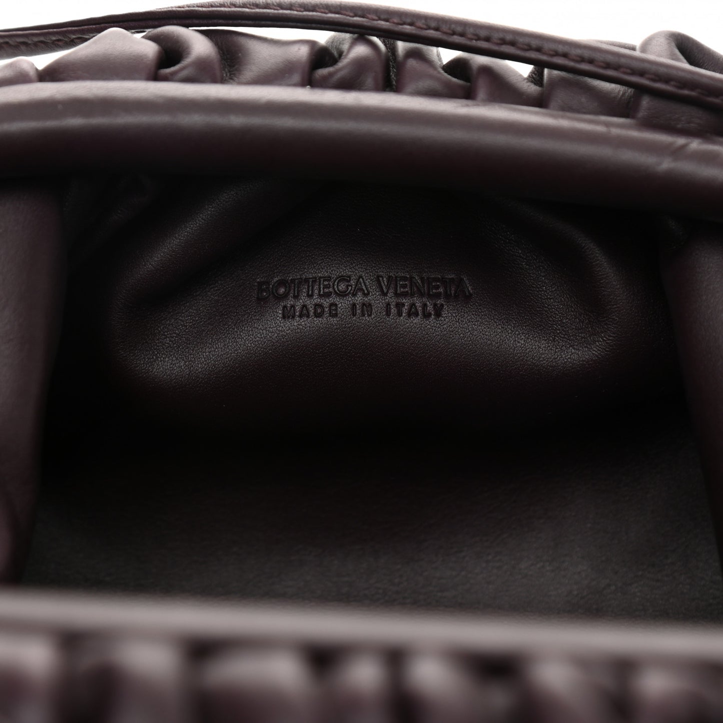 Butter Calfskin The Mini Pouch Grape