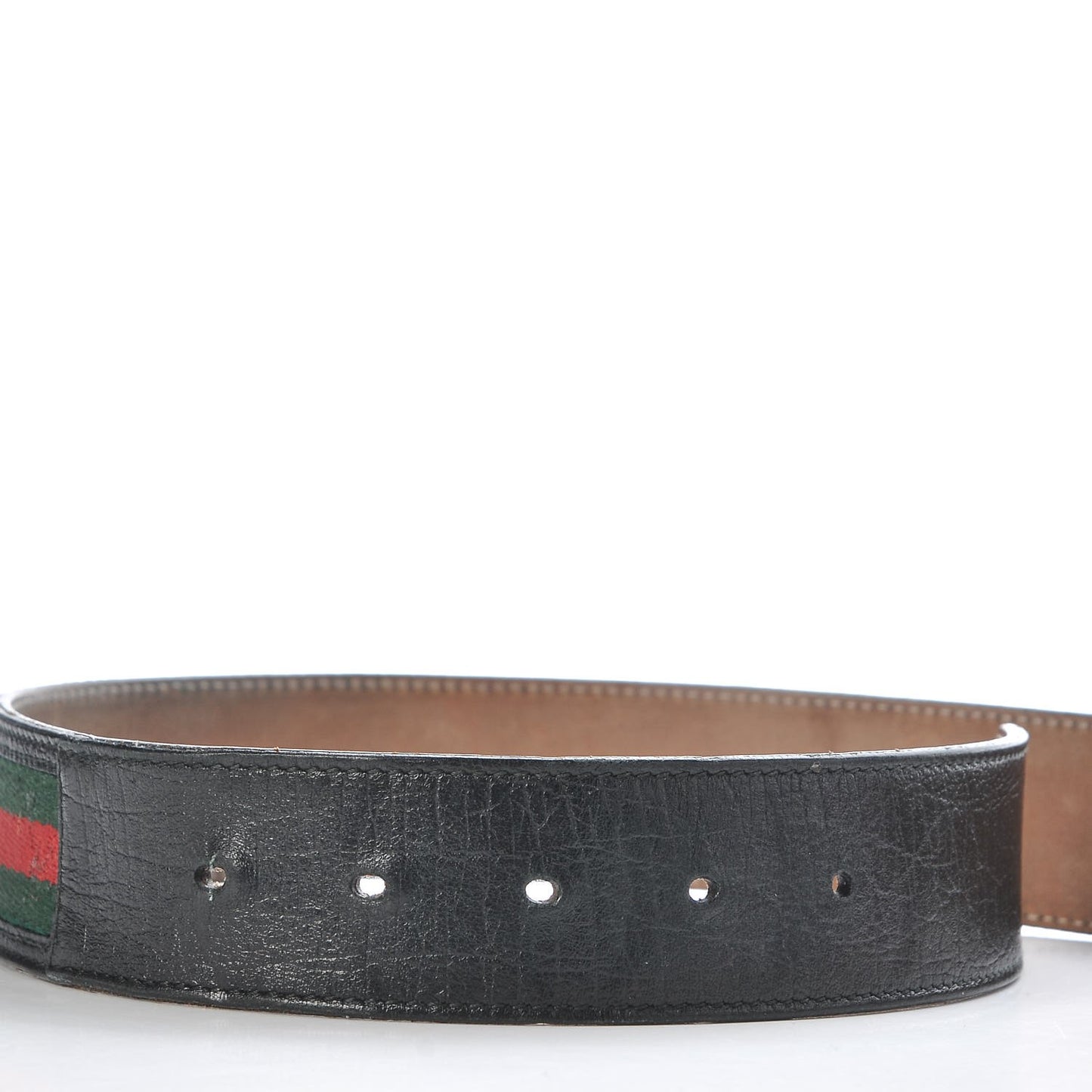 Calfskin Web Interlocking G Belt 95 38 Black