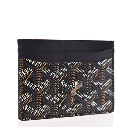 Goyard Goyardine Saint Sulpice Card Holder Black 3 of 7