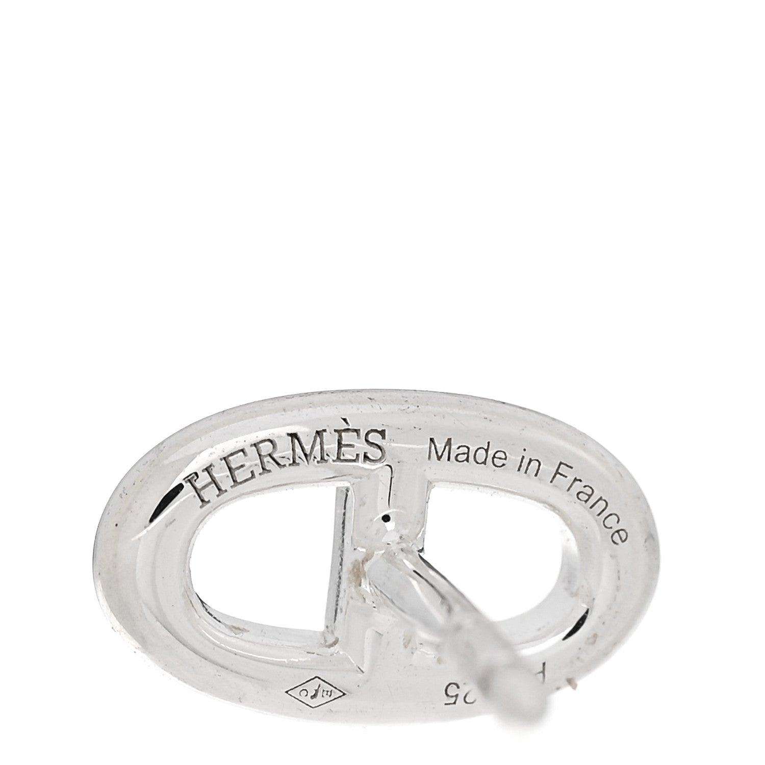 Hermes Sterling Silver TPM Farandole Earrings 4 of 6