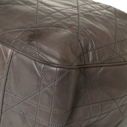 Christian Dior Lambskin Cannage Drawstring Bag Bronze 6 of 14