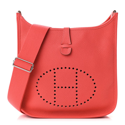 Hermes Taurillon Clemence Evelyne III PM Rose Jaipur 1 of 9