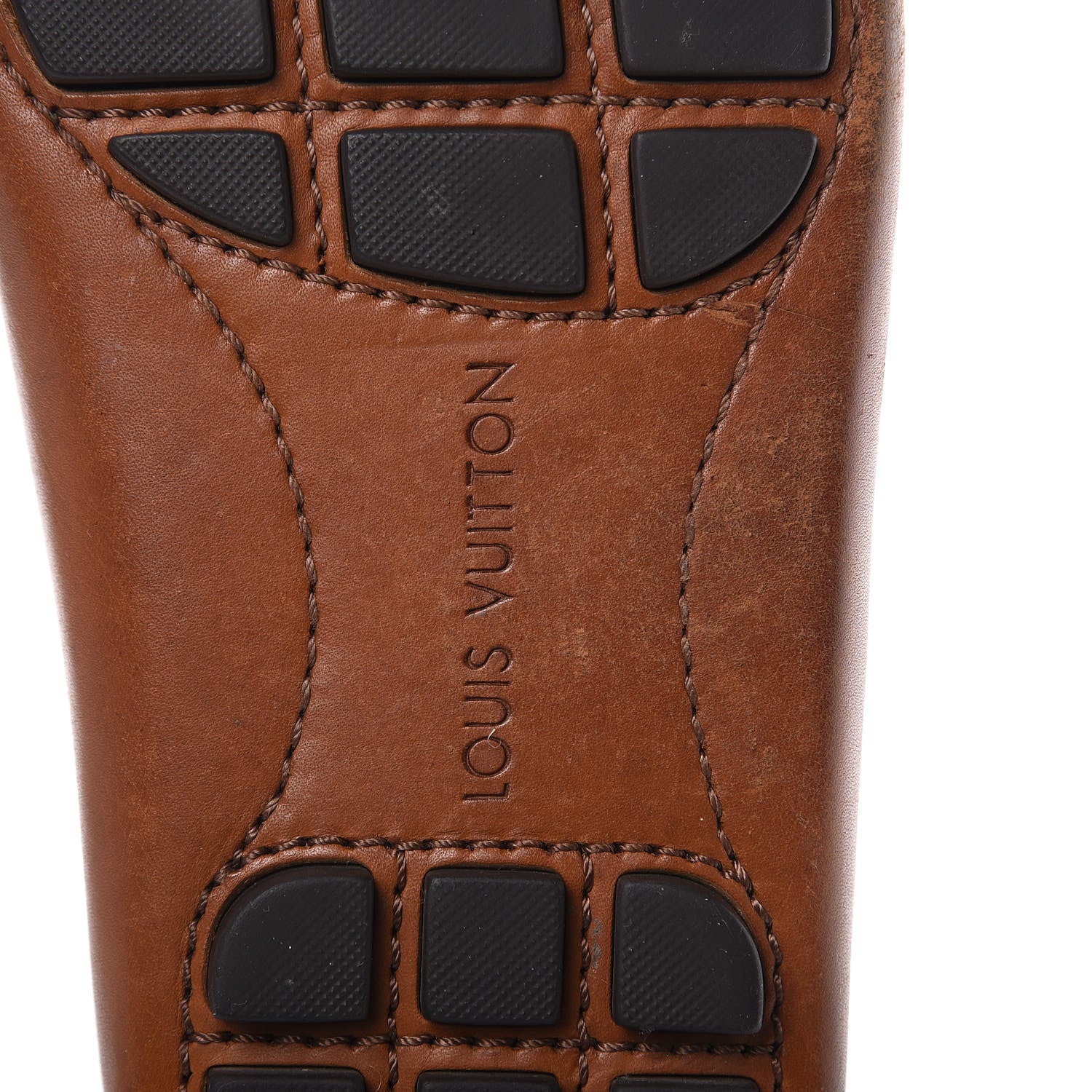 Louis Vuitton Calfskin Monte Carlo Moccasin Loafers 7 Cognac 7 of 13