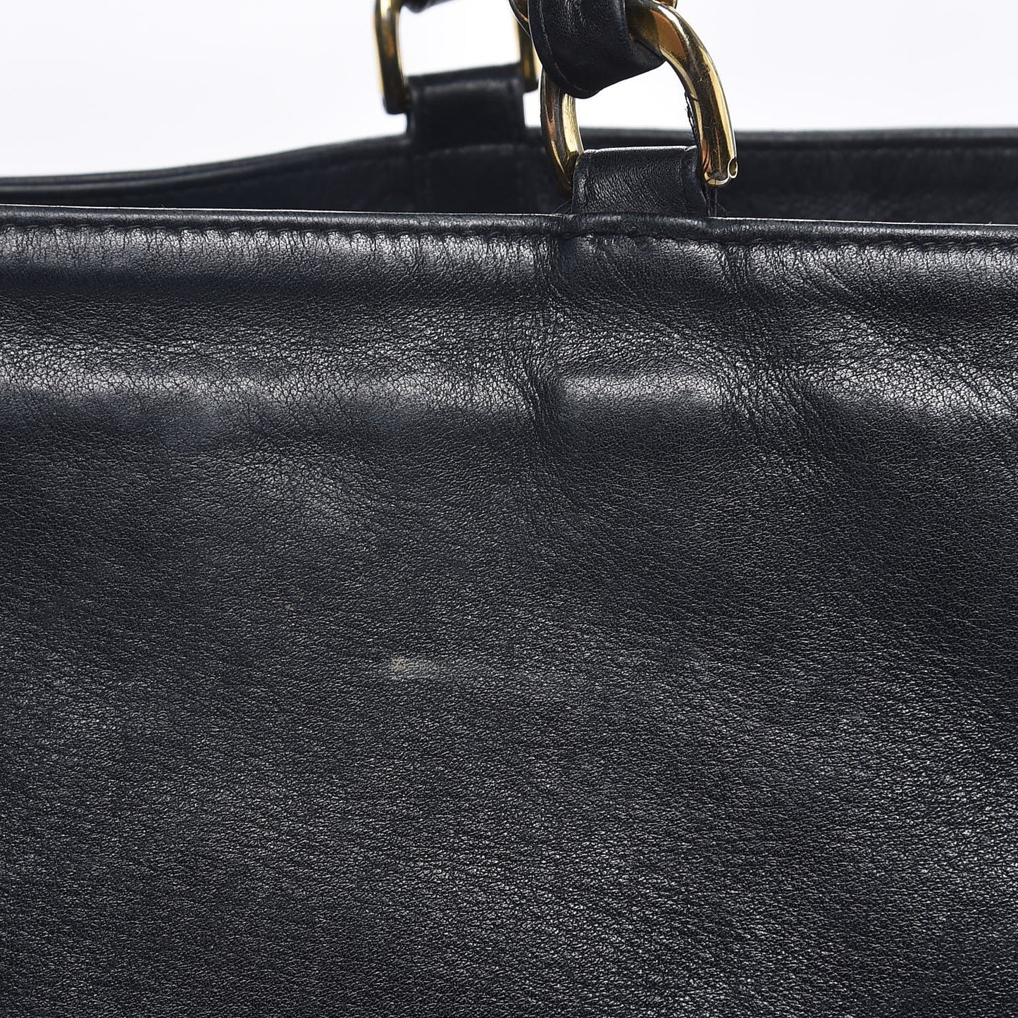 Calfskin CC Tote Black