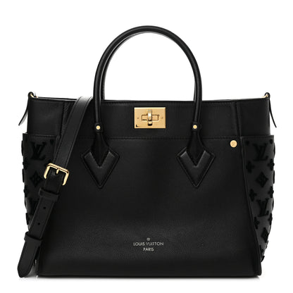 Louis Vuitton Calfskin Monogram Tufting On My Side Black 1 of 14