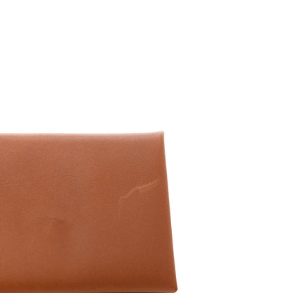 Hermes Barenia Verso Calvi Card Case Fauve Orange Poppy 7 of 8