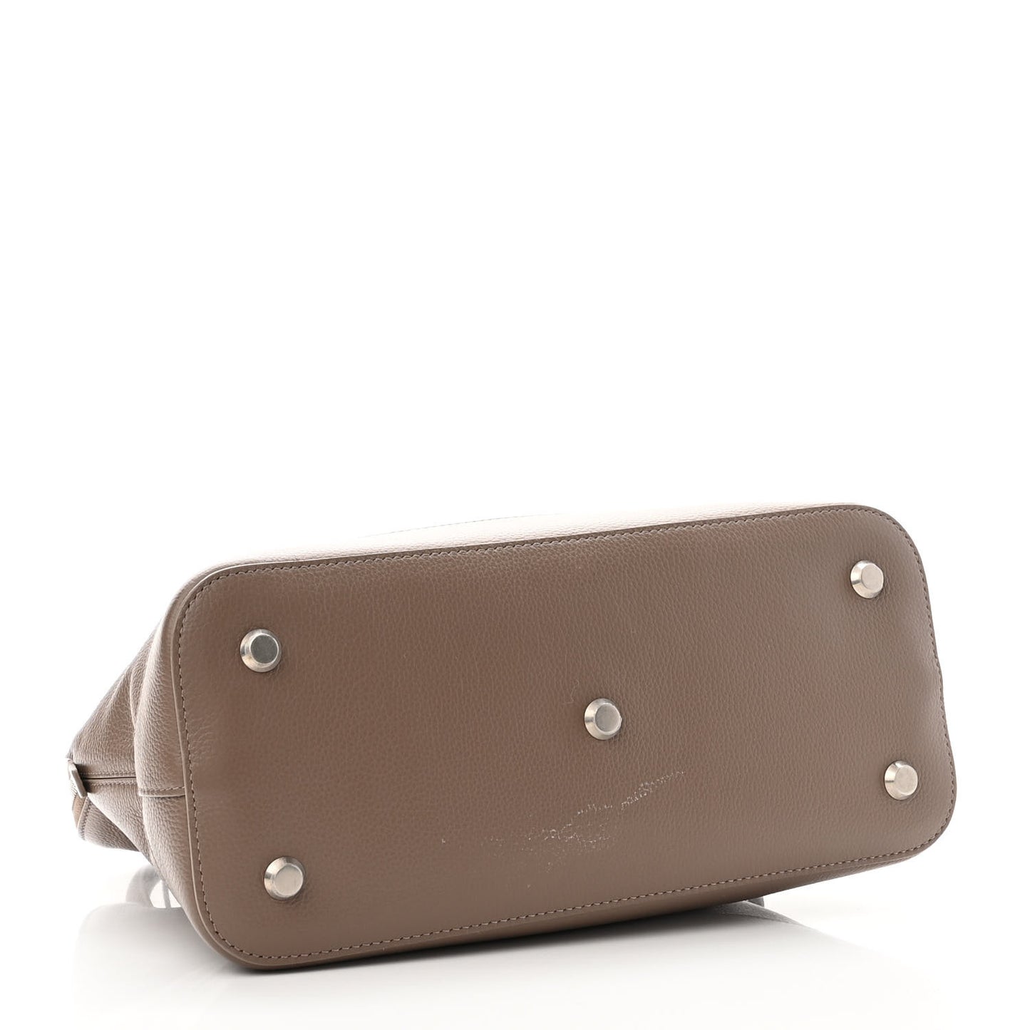 Calfskin Ville Top Handle Bag Mink Grey