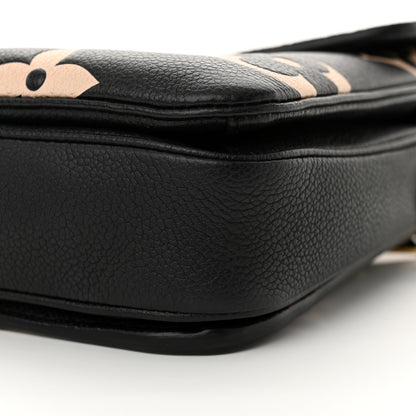 Louis Vuitton Empreinte Monogram Giant Pochette Metis Black Beige 9 of 12