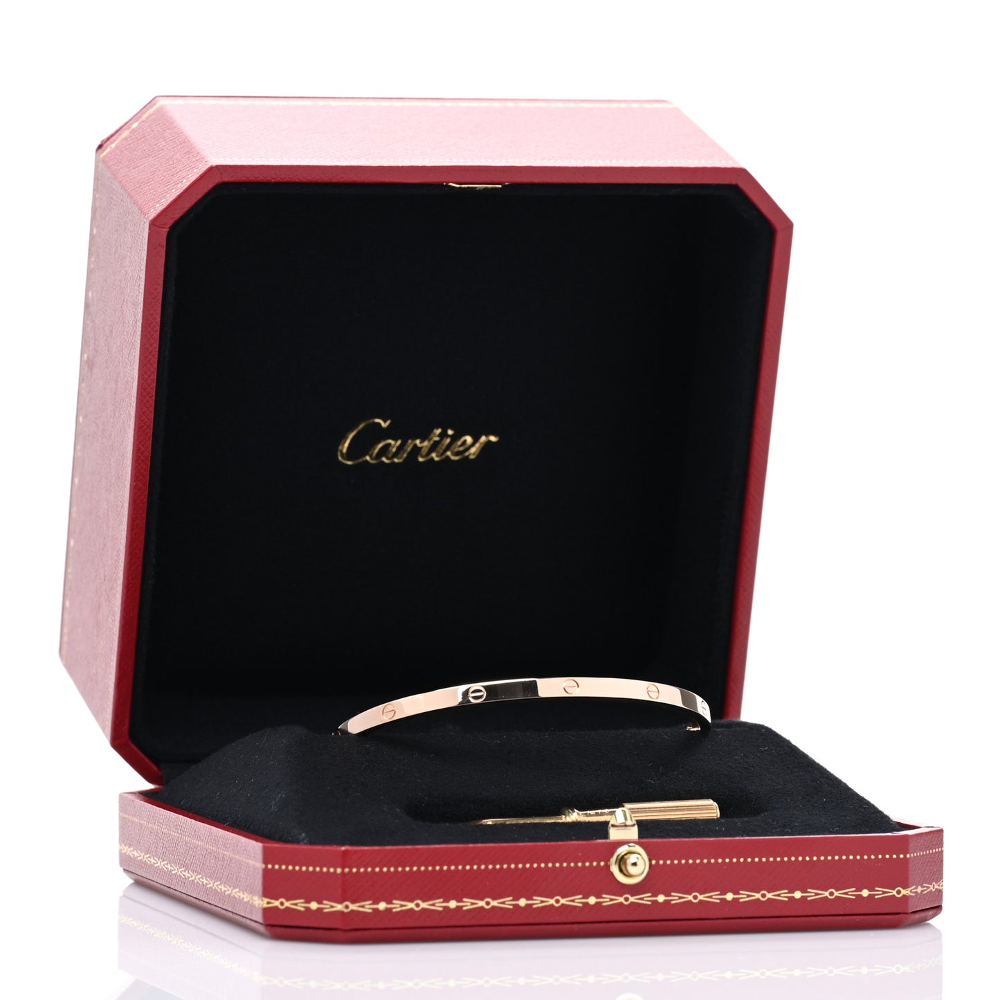 18K Pink Gold Small LOVE Bracelet 19