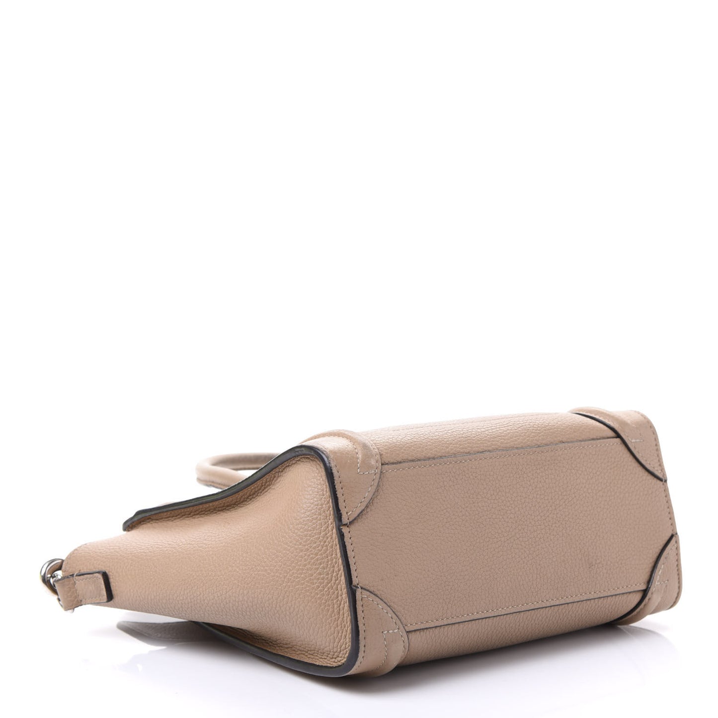 Drummed Calfskin Nano Luggage Dune